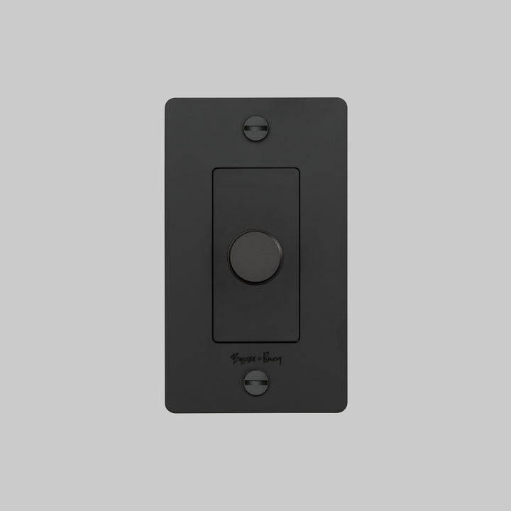 Buster + Punch 1 Gang Dimmer/ Incandescent/ Cross/ With Logo | Polycarbonate