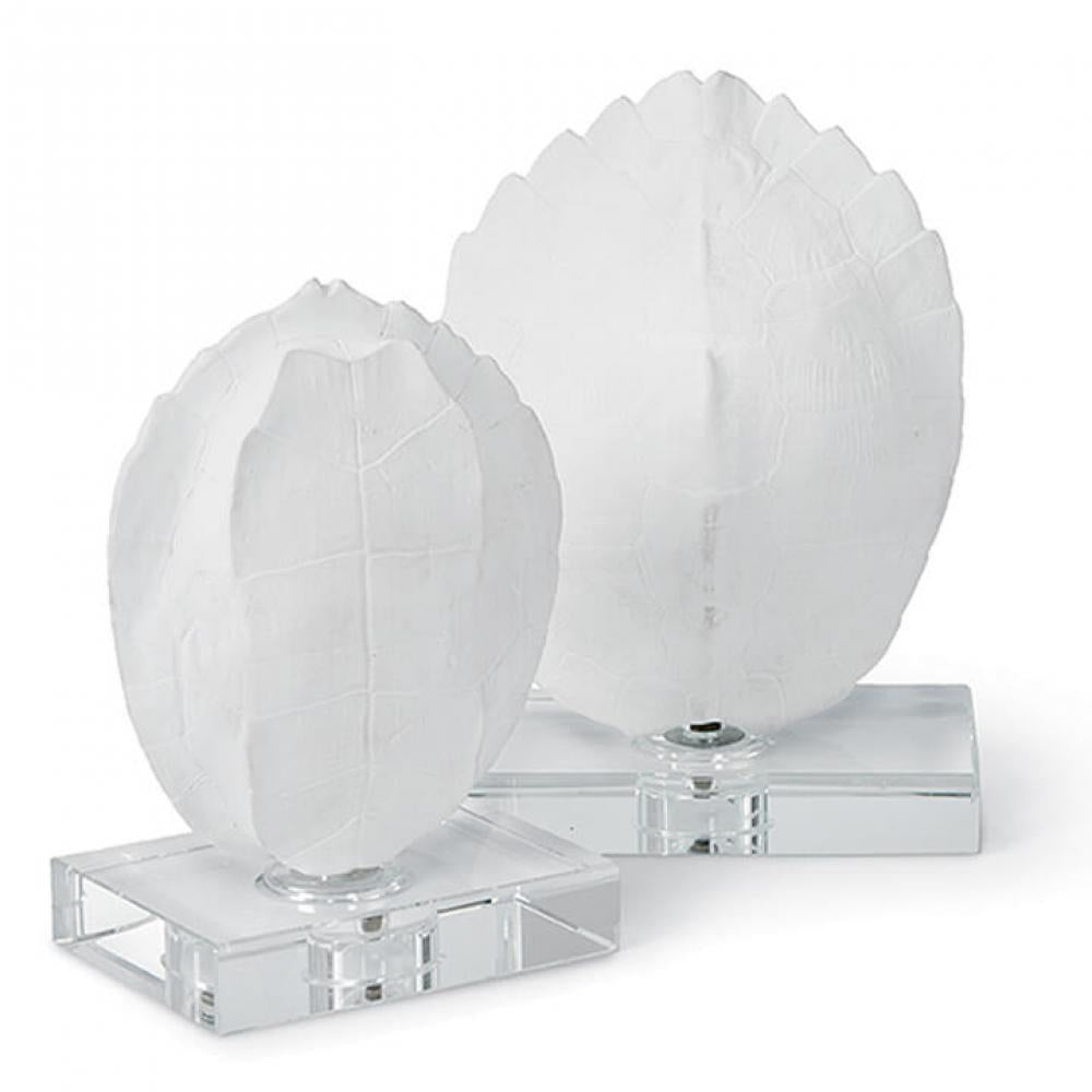 Regina Andrew Turtle Shells On Crystal (Set of 2) Decorative Accents Regina Andrew   