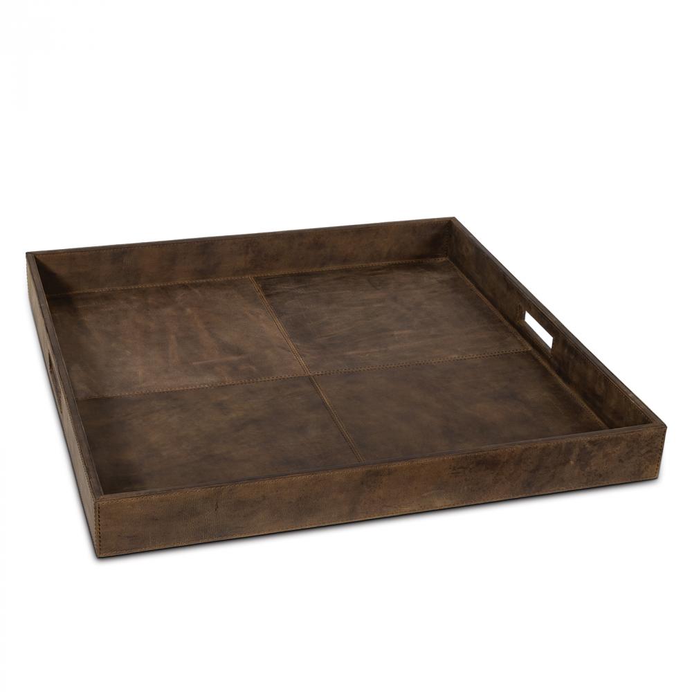 Regina Andrew Derby Square Leather Tray Home Décor/Accent Regina Andrew   