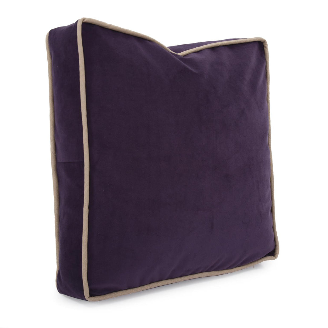 Howard Elliott Collection 20 Gusseted Pillow Bella Eggplant - Down Insert