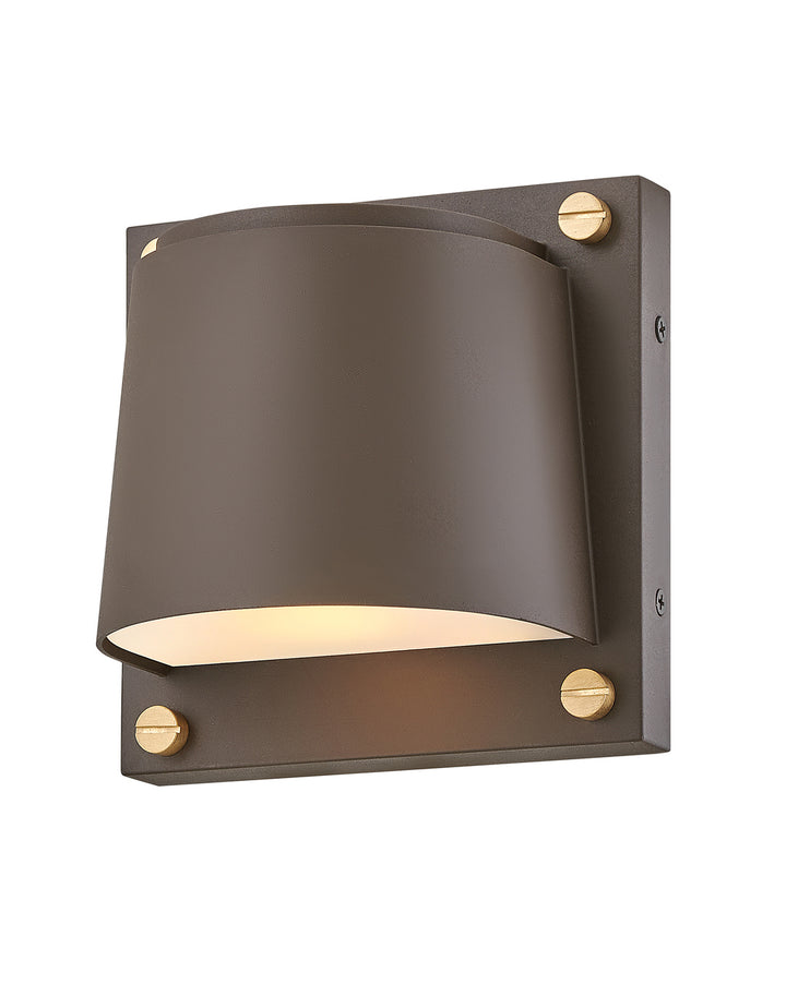 Hinkley Scout Outdoor Wall Light Extra Small Wall Sconce Architectural Bronze 20020AZ-LL