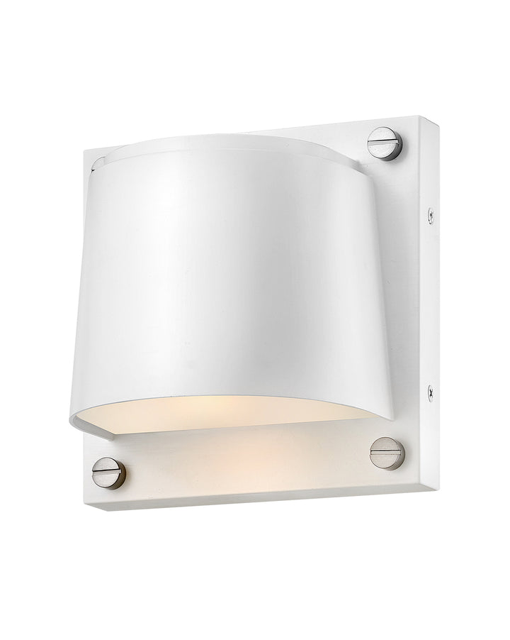 Hinkley Scout Outdoor Wall Light Extra Small Wall Sconce Satin White 20020SW-LL