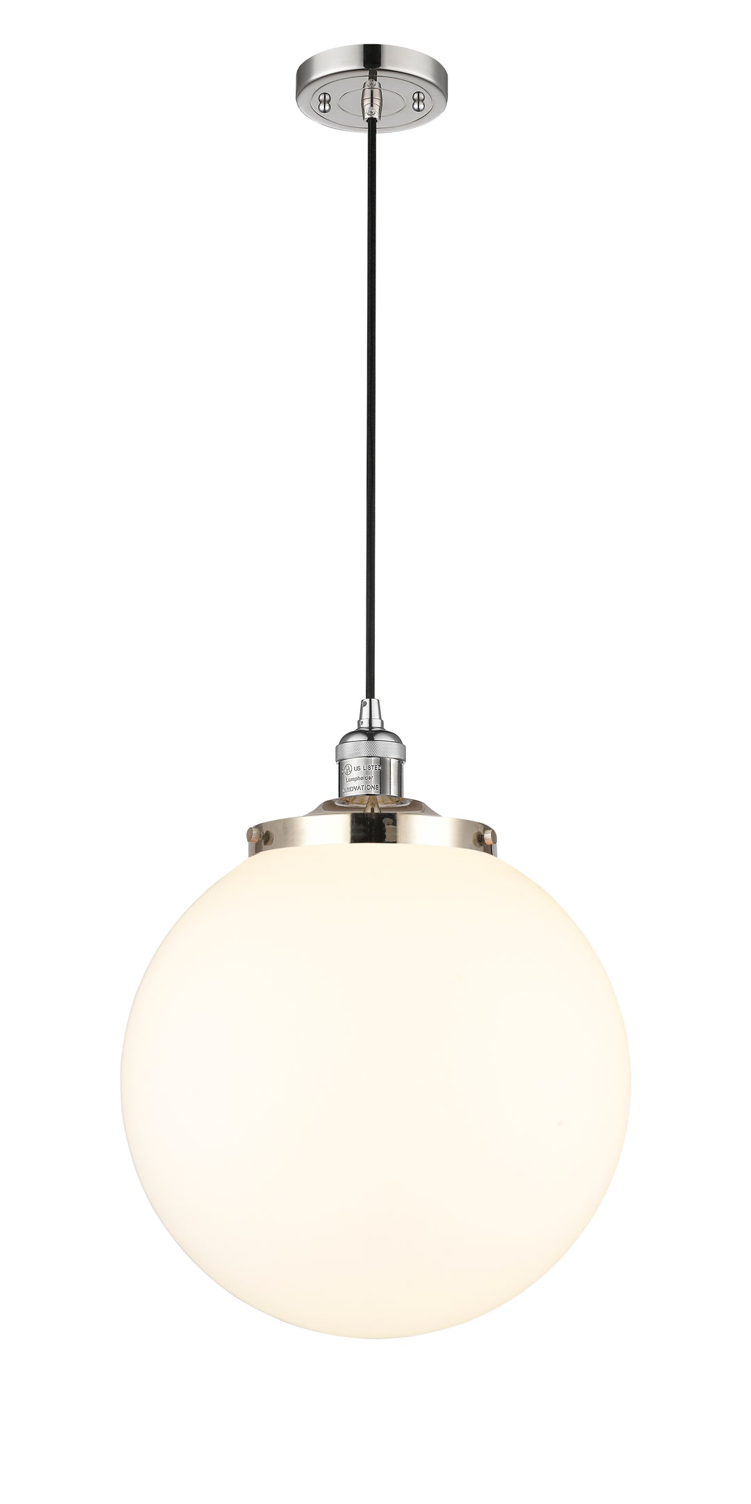 Innovations Lighting Beacon 14" Mini Pendant - Polished Nickel Mini-Pendants Innovations Lighting   