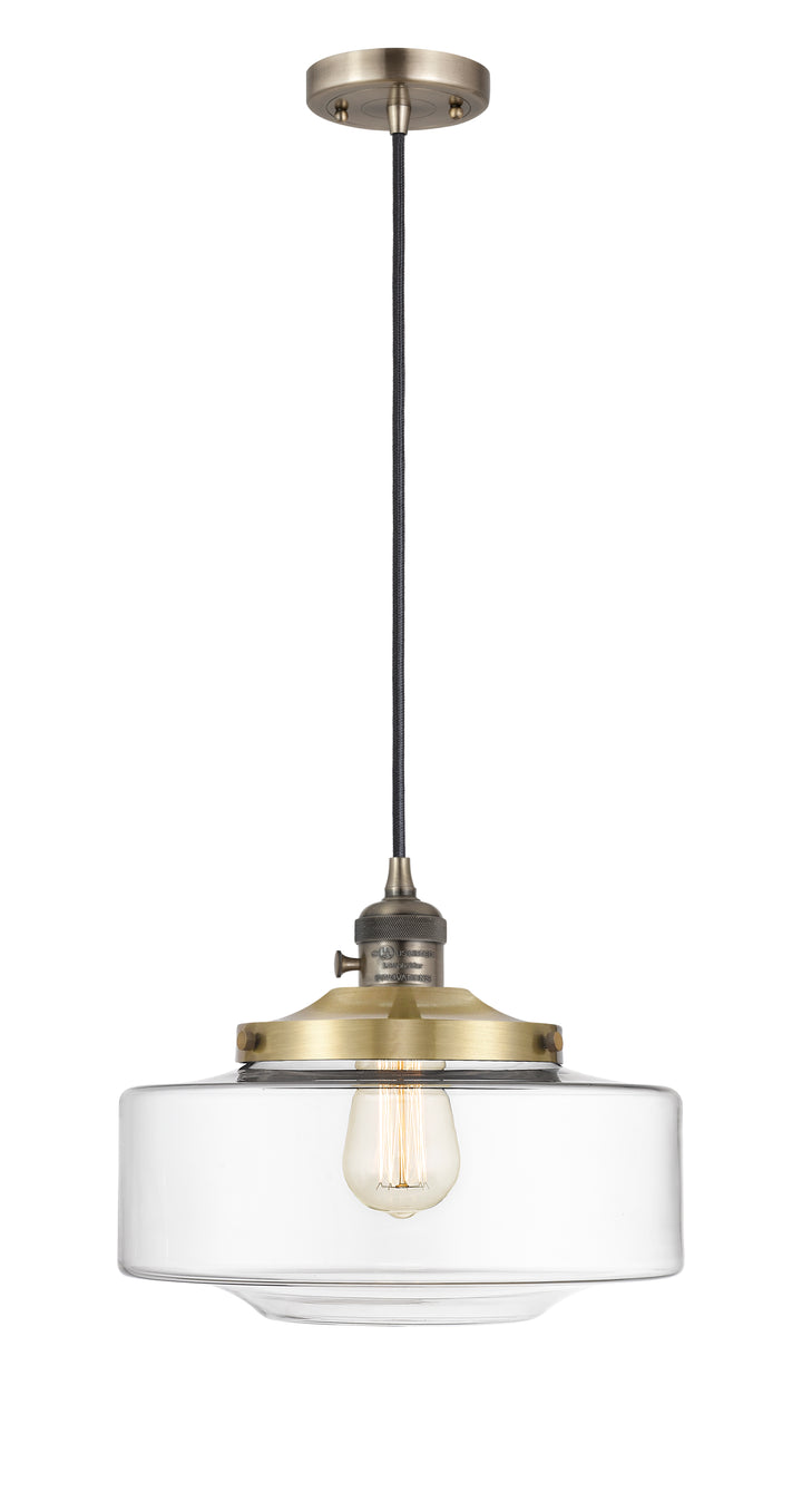 Innovations Lighting Bridgeton 12" Mini Pendant - Antique Brass Mini-Pendants Innovations Lighting   