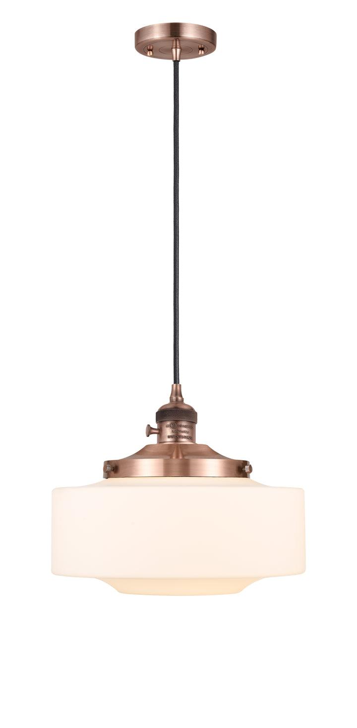 Innovations Lighting Bridgeton 12" Mini Pendant - Antique Copper Mini-Pendants Innovations Lighting   