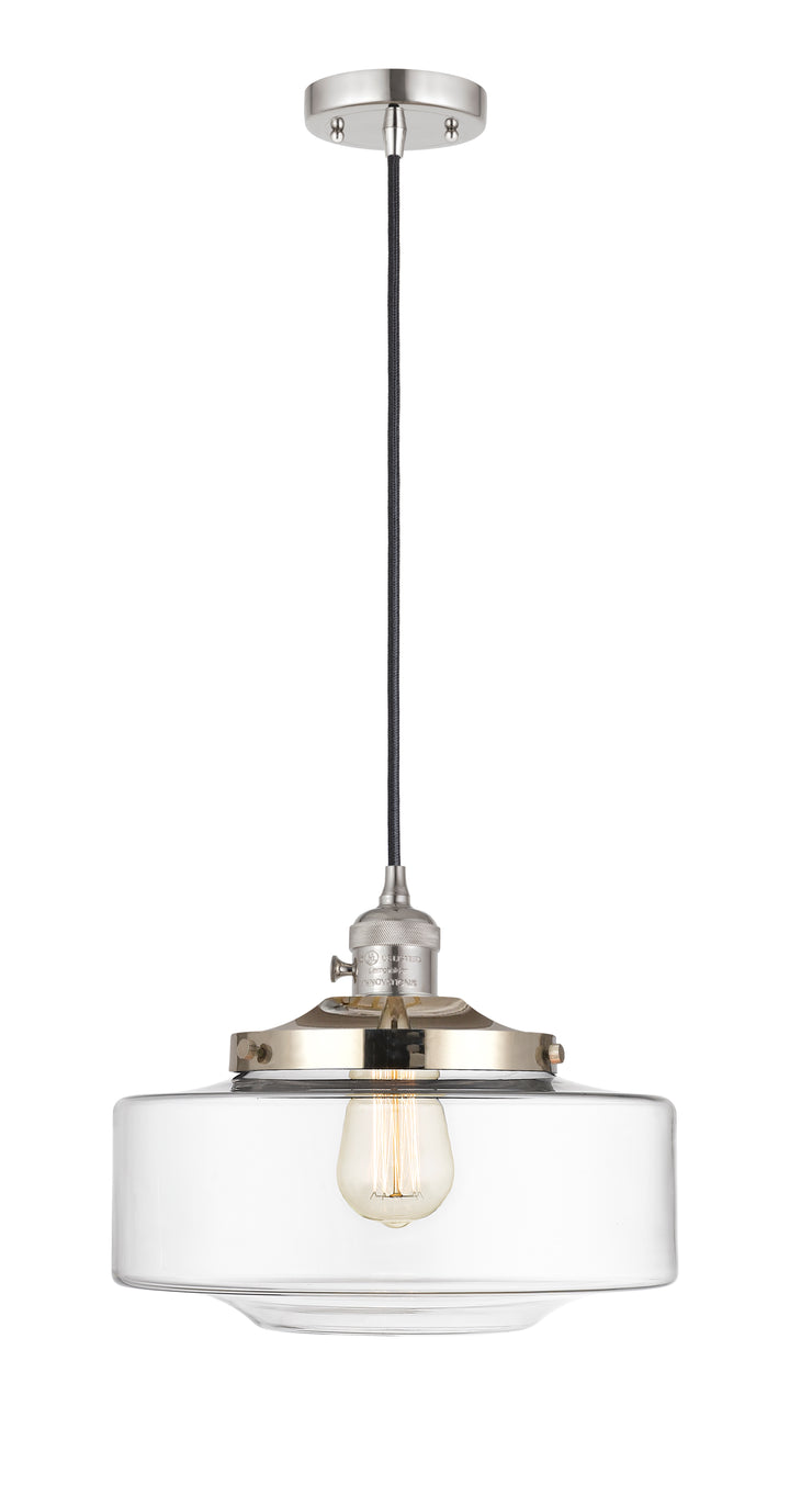 Innovations Lighting Bridgeton 12" Mini Pendant - Polished Nickel Mini-Pendants Innovations Lighting   