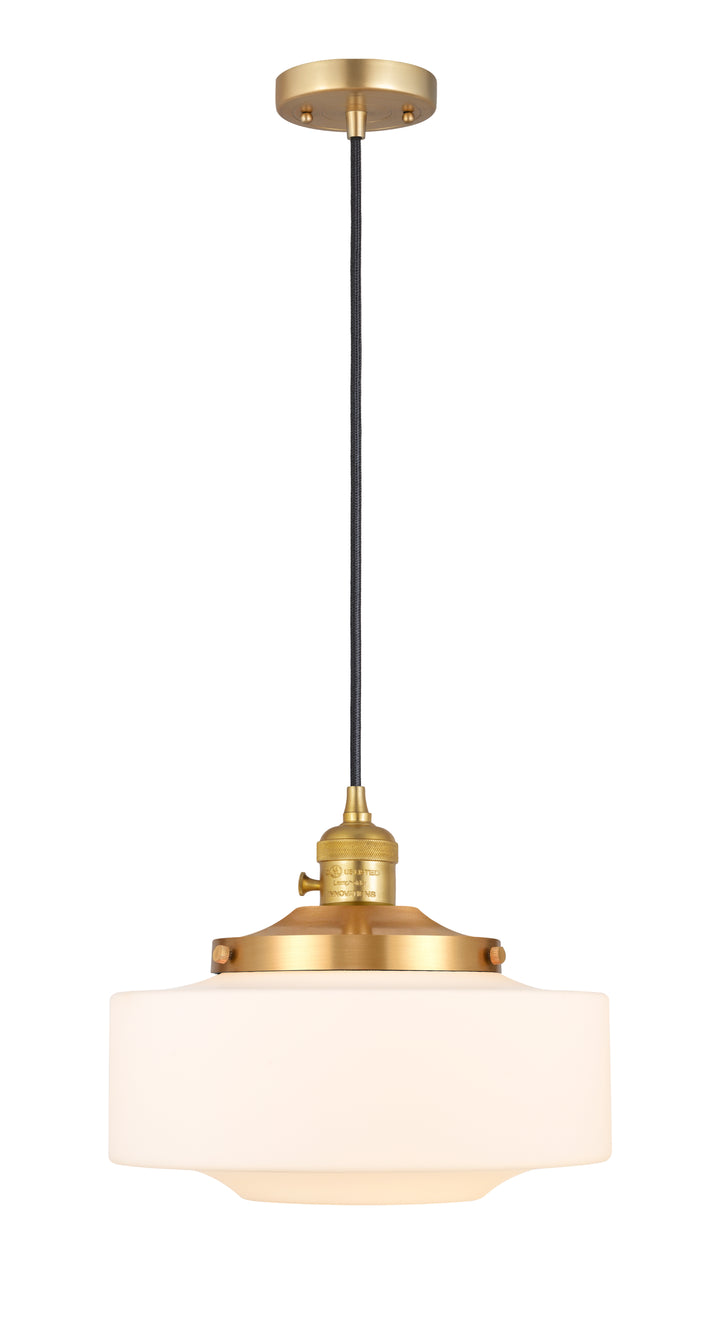 Innovations Lighting Bridgeton 12" Mini Pendant - Satin Gold Mini-Pendants Innovations Lighting   