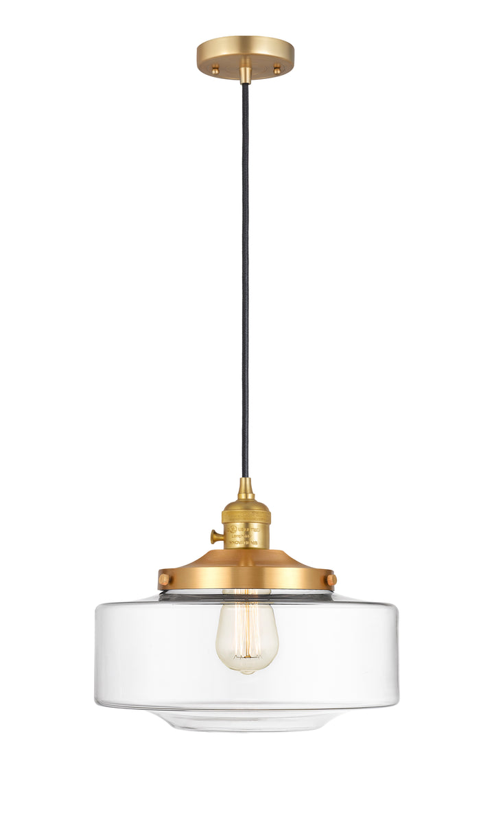 Innovations Lighting Bridgeton 12" Mini Pendant - Satin Gold Mini-Pendants Innovations Lighting   