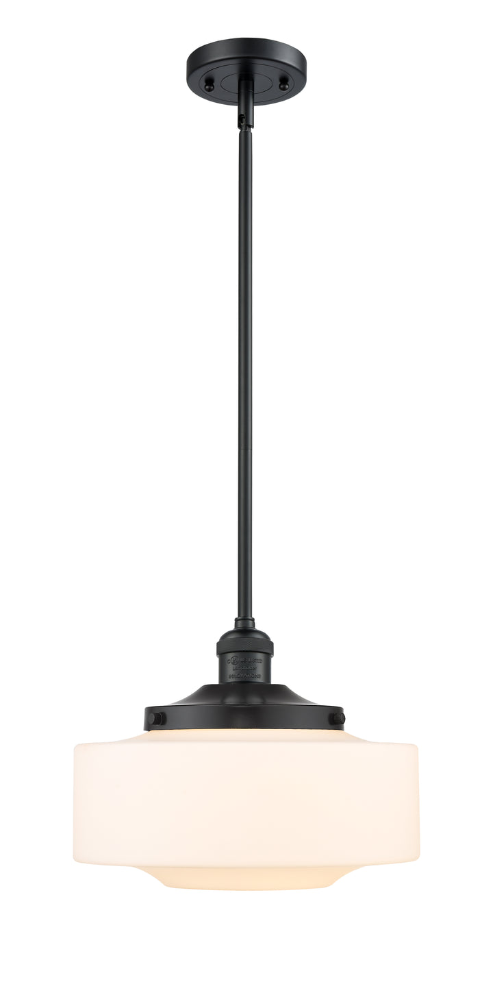 Innovations Lighting Bridgeton 12" Mini Pendant - Matte Black Mini-Pendants Innovations Lighting   