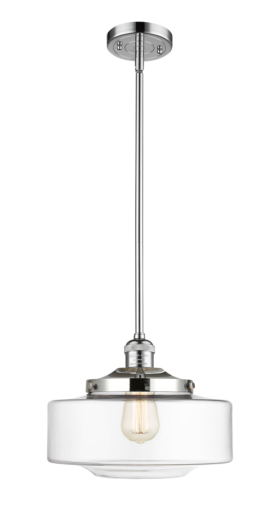 Innovations Lighting Bridgeton 12" Mini Pendant - Polished Chrome Mini-Pendants Innovations Lighting   