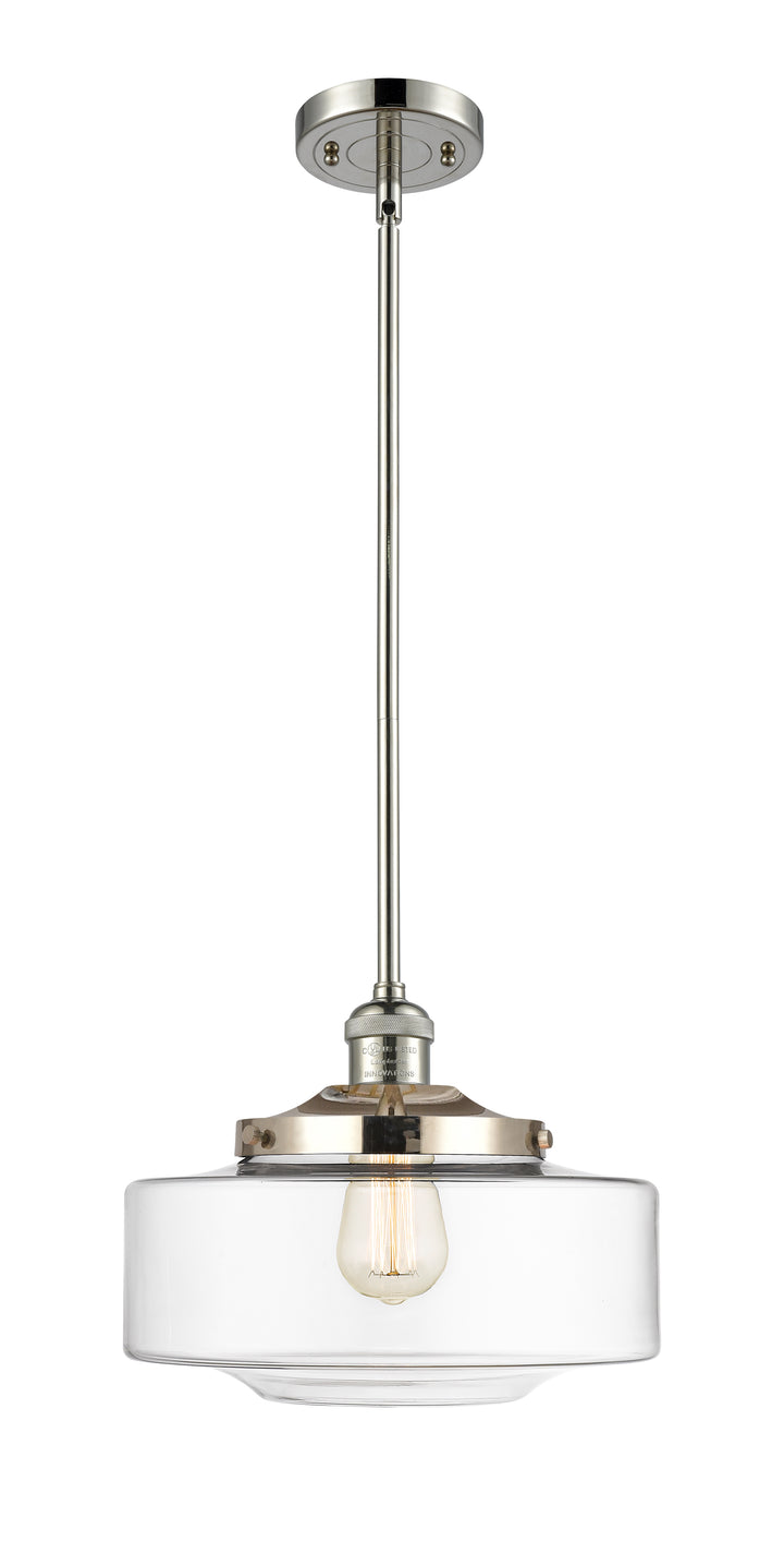 Innovations Lighting Bridgeton 12" Mini Pendant - Polished Nickel Mini-Pendants Innovations Lighting   