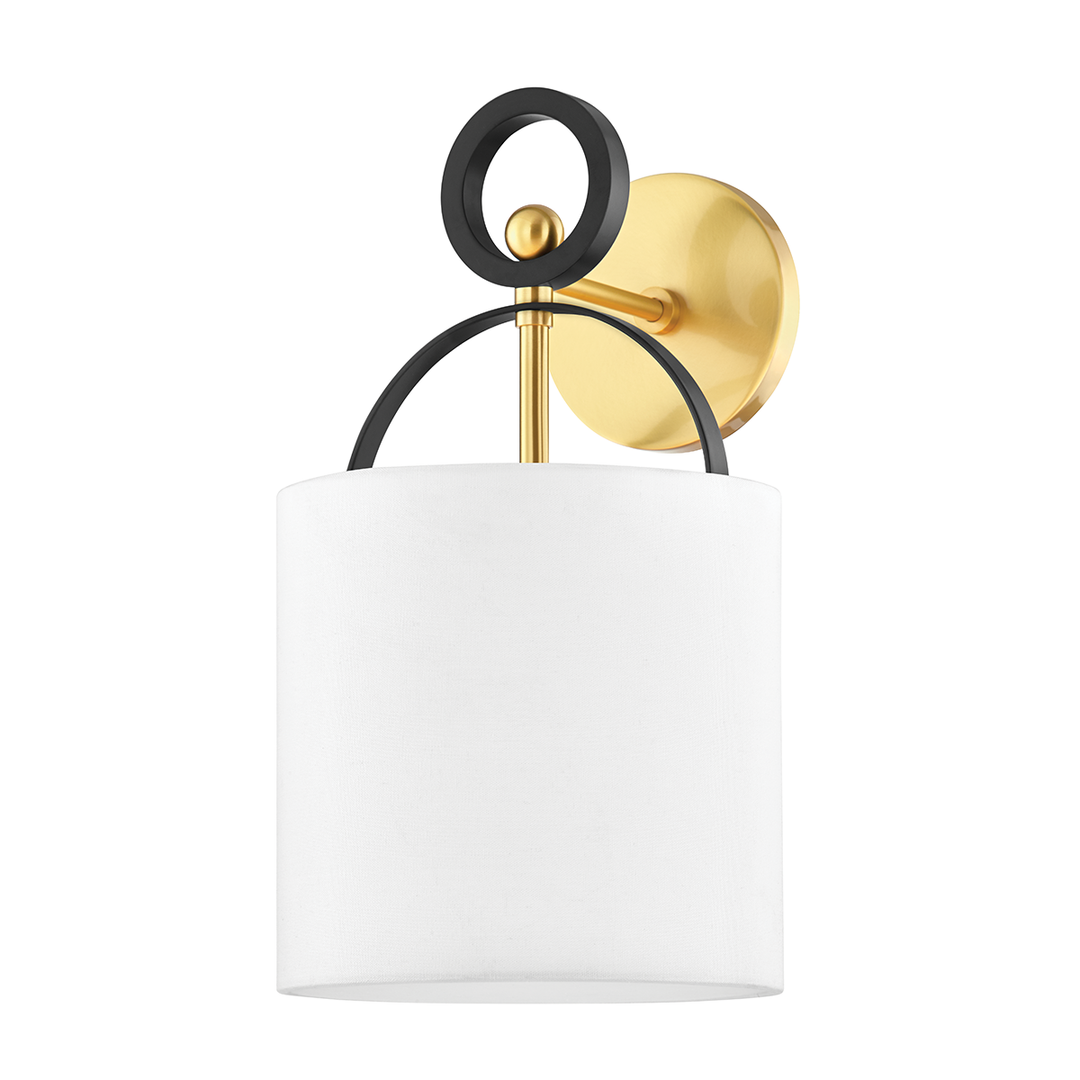 Hudson Valley Lighting Campbell Hall Wall Sconce Wall Sconces Hudson Valley Lighting AGED BRASS/BLACK BRASS COMBO  