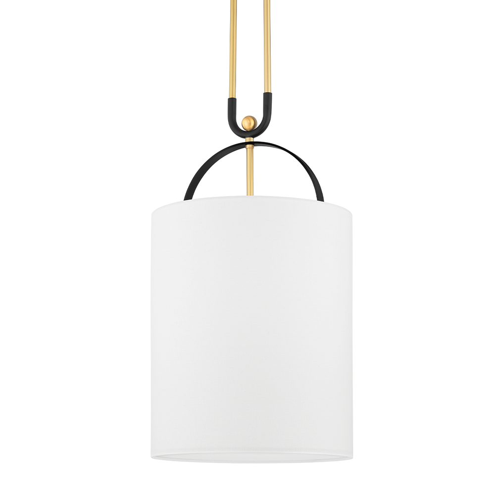 Hudson Valley Lighting Campbell Hall Pendant Pendants Hudson Valley Lighting AGED BRASS/BLACK BRASS COMBO  