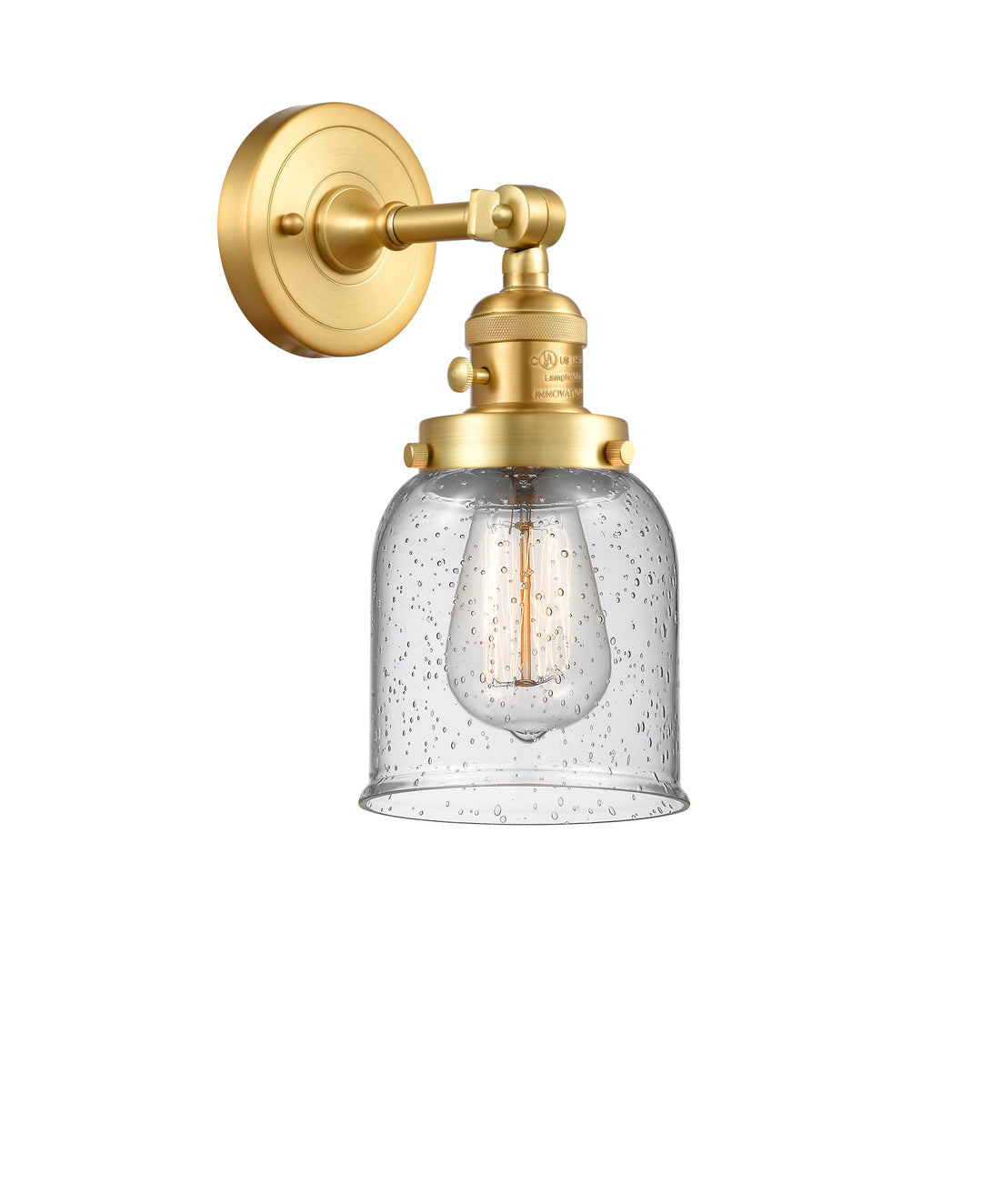 Innovations Lighting Bell 5" Sconce - Satin Gold