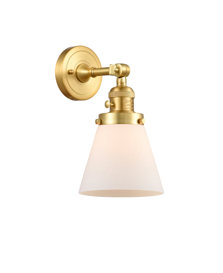 Innovations Lighting Cone 6" Sconce - Satin Gold
