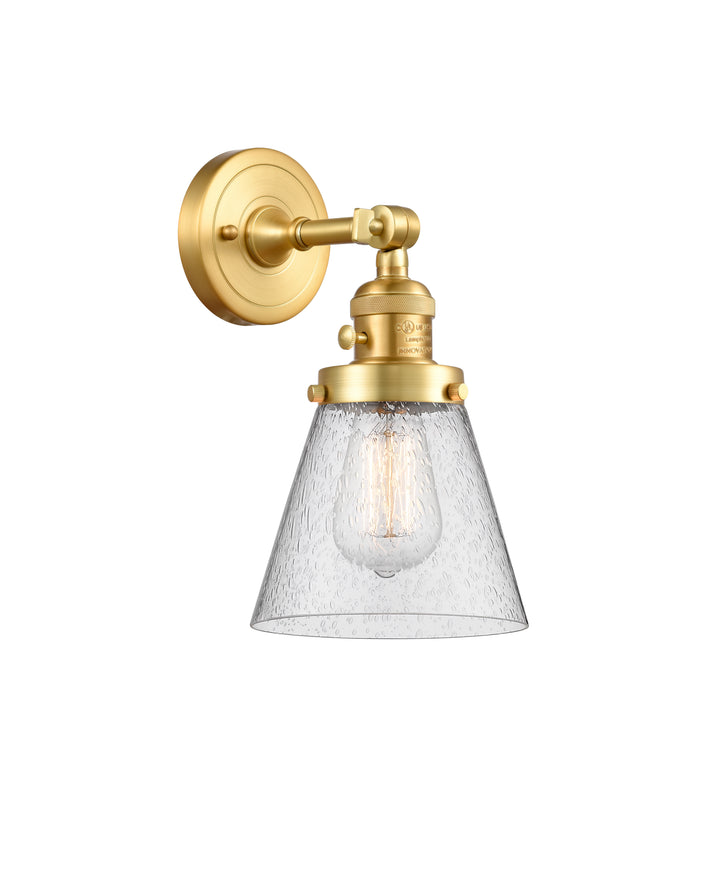 Innovations Lighting Cone 6" Sconce - Satin Gold