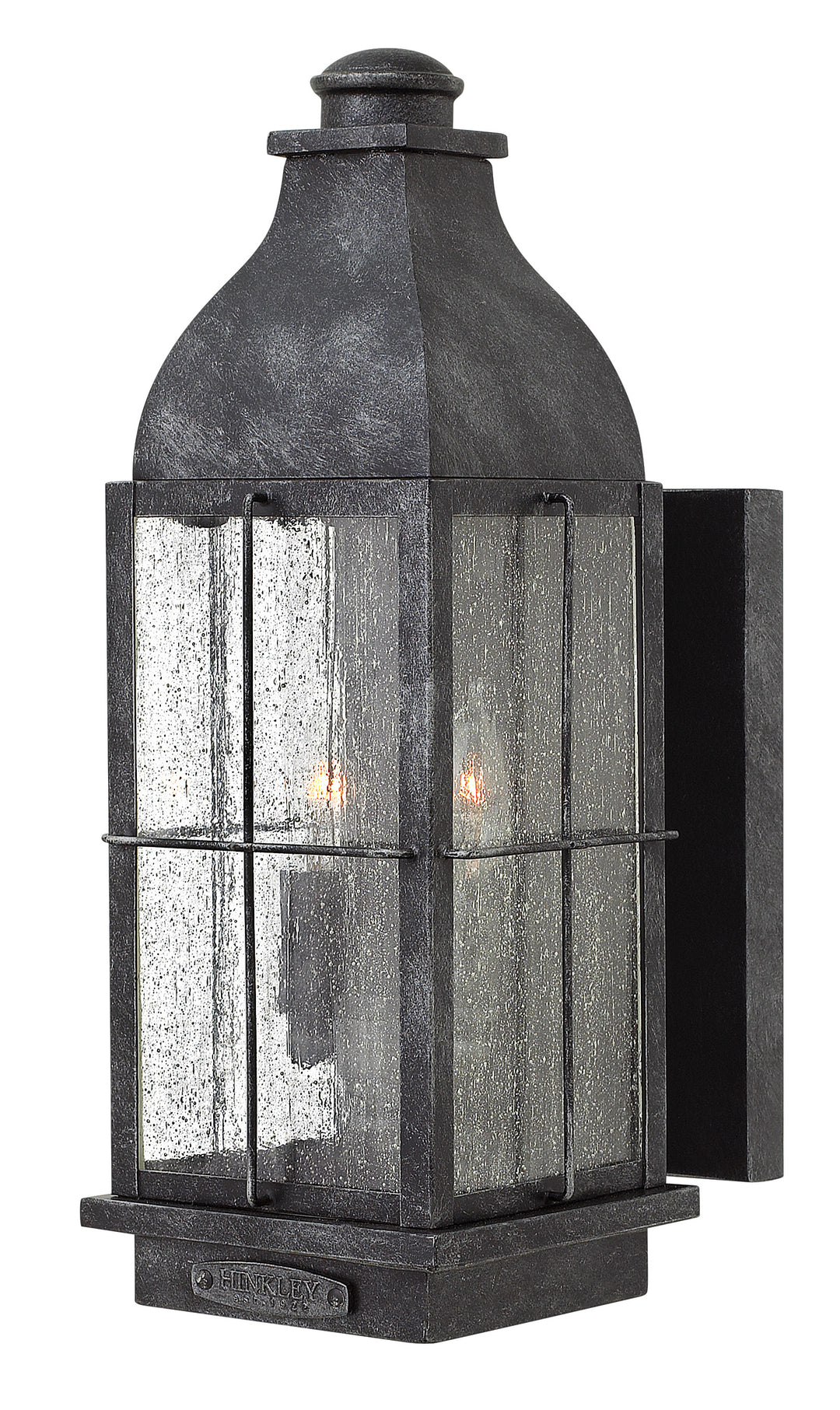Hinkley Bingham Outdoor Wall Light Medium Wall Mount Lantern Greystone 2044GS-LL