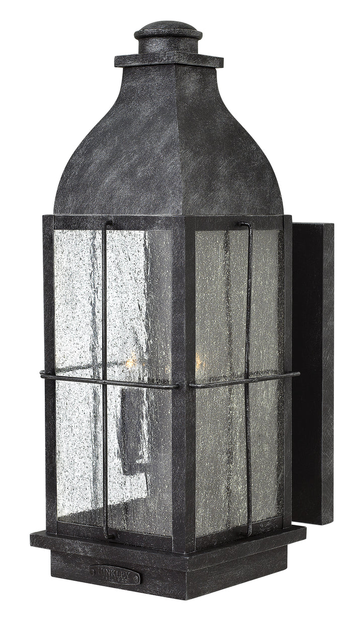 Hinkley Bingham Outdoor Wall Light Medium Wall Mount Lantern Greystone 2045GS-LL