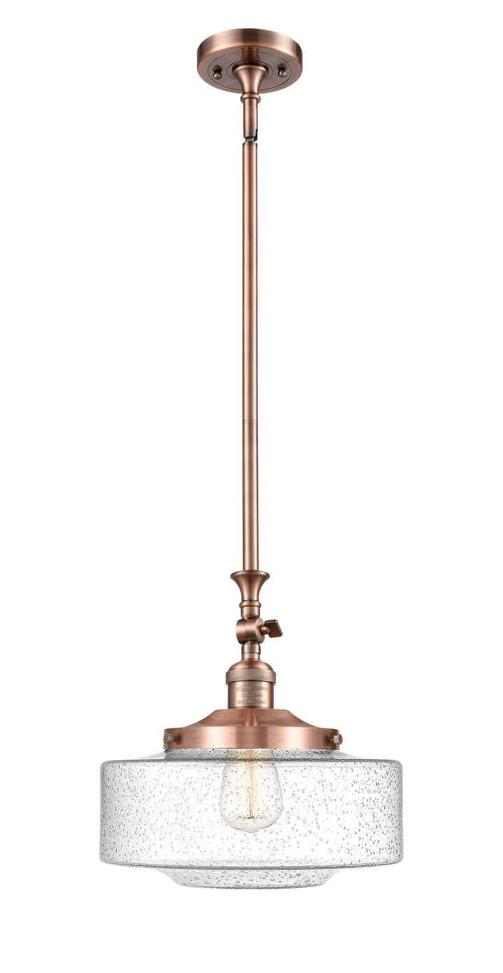 Innovations Lighting Bridgeton 12" Mini Pendant - Antique Copper Mini-Pendants Innovations Lighting   