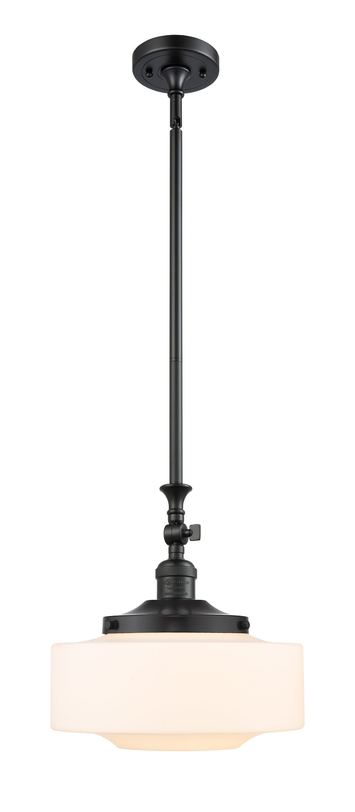 Innovations Lighting Bridgeton 12" Mini Pendant - Matte Black Mini-Pendants Innovations Lighting   