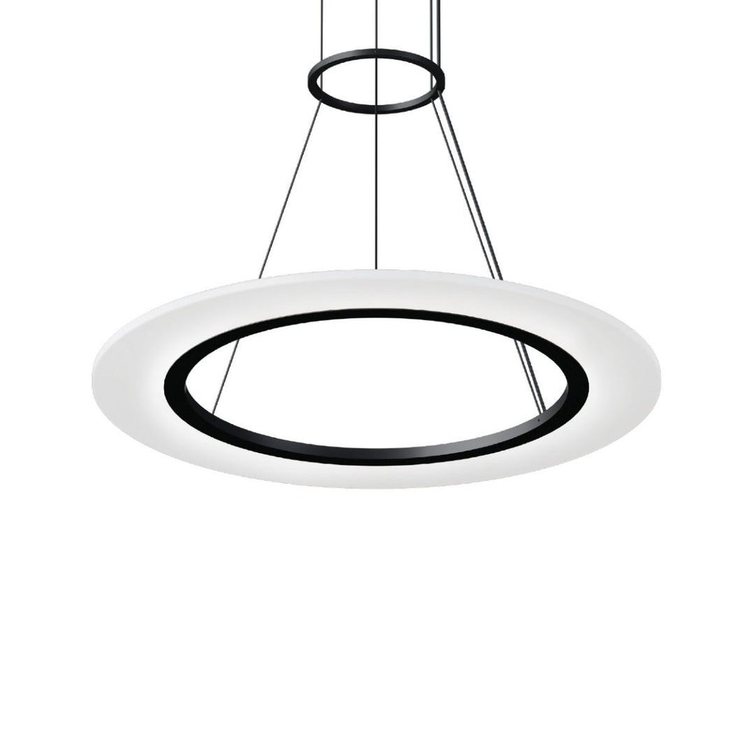 Sonneman Arctic Rings 24" Single LED Ring Pendant Pendants Sonneman   