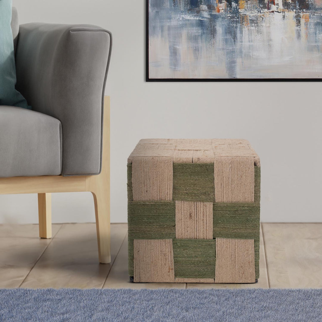 Howard Elliott Collection Escobedo Square Jute Side Table