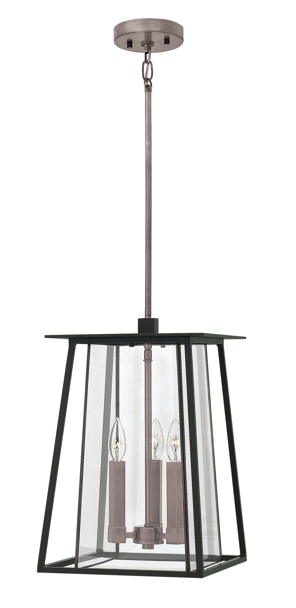 Hinkley Walker Outdoor Hanging Light Medium Hanging Lantern Black 2102BK-LL
