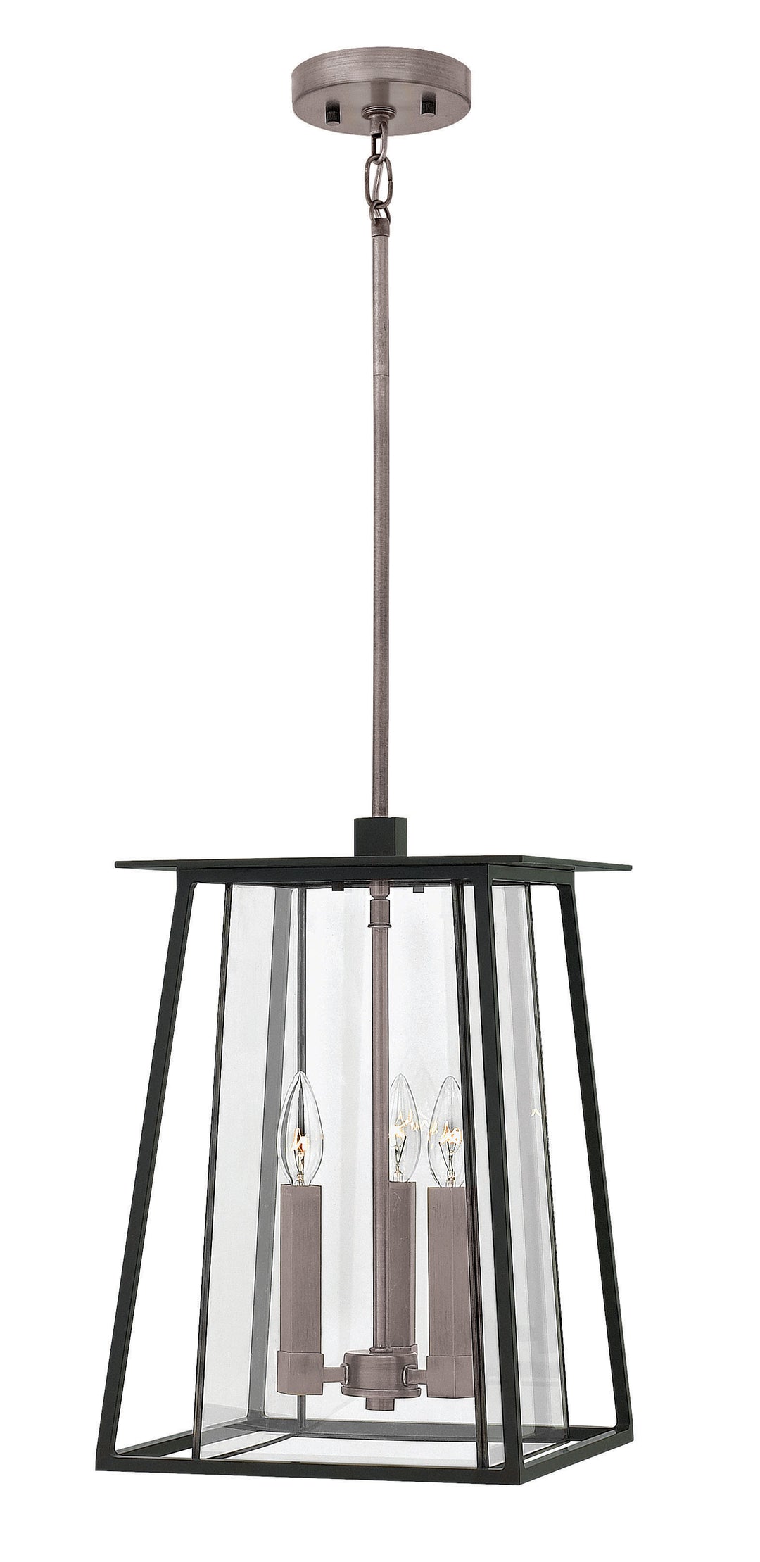 Hinkley Walker Outdoor Hanging Light Medium Hanging Lantern Black 2102BK-LL