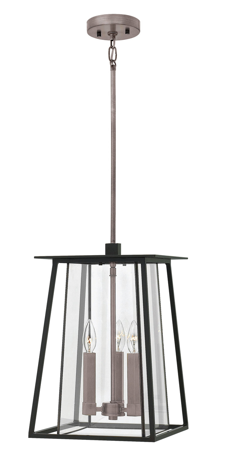 Hinkley Walker Outdoor Hanging Light Medium Hanging Lantern Black 2102BK