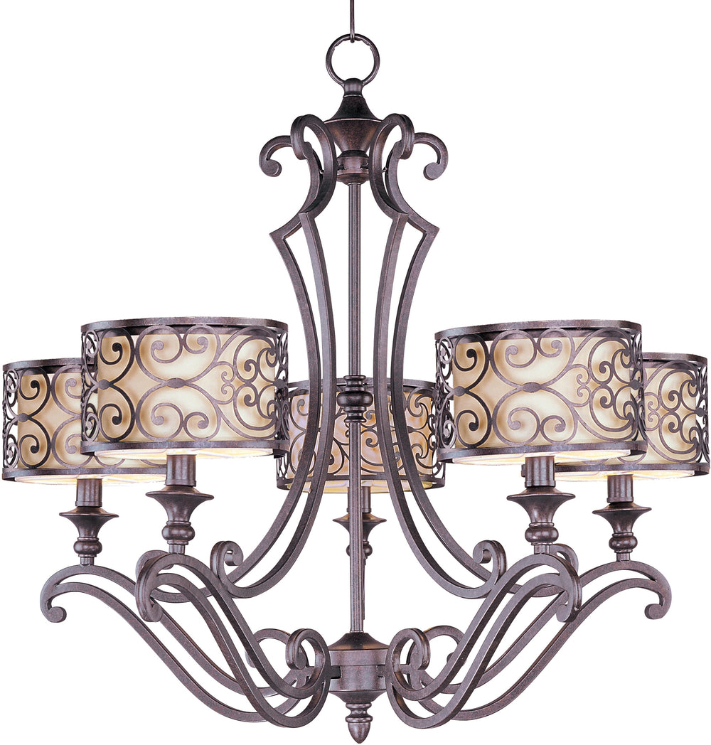 Maxim Mondrian-Single-Tier Chandelier Chandeliers Maxim   