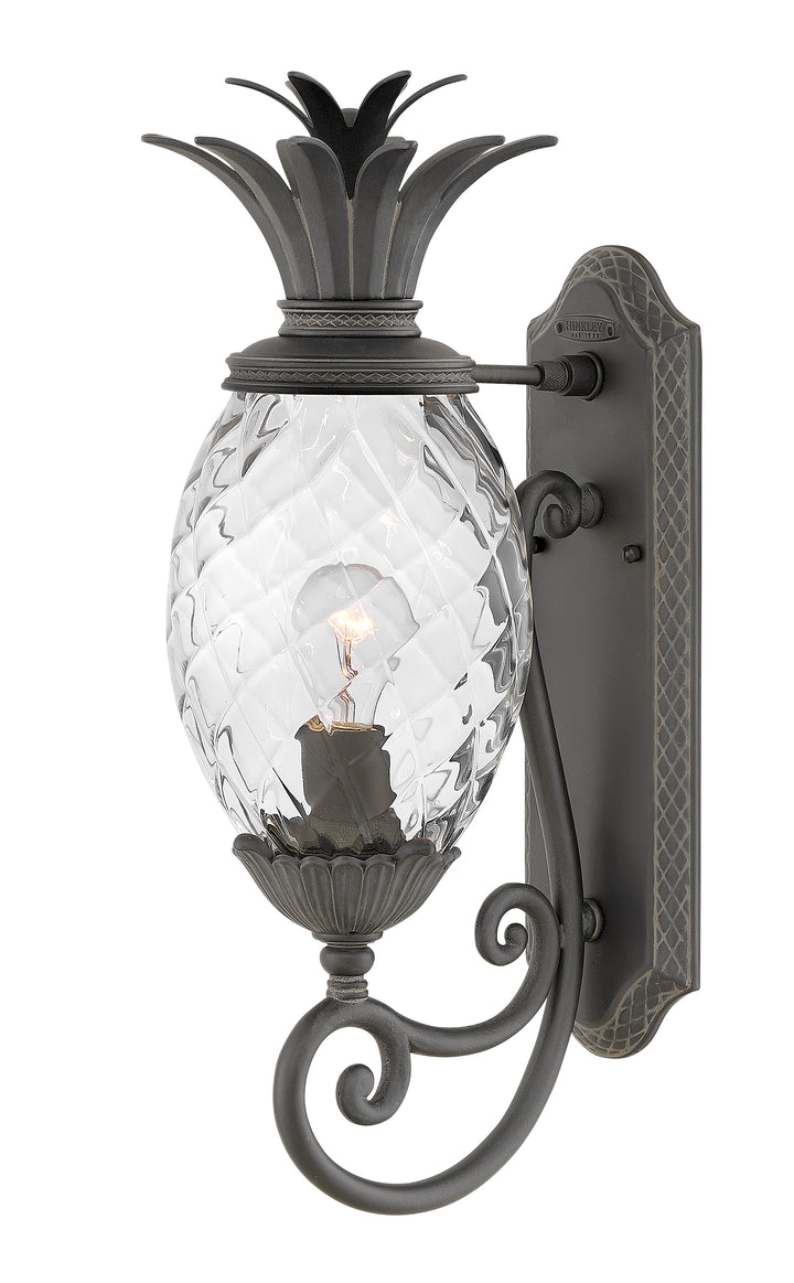 Hinkley Plantation Outdoor Wall Light Medium Wall Mount Lantern Museum Black 2120MB