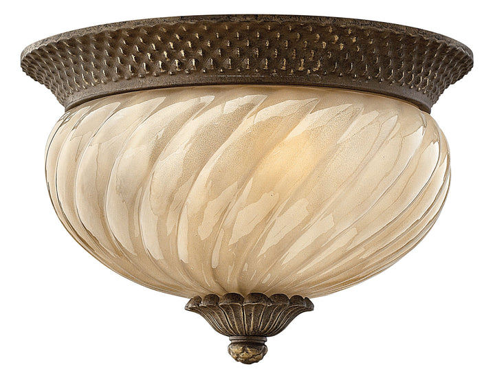 Hinkley Plantation Outdoor Flush Mount Small Flush Mount Pearl Bronze 2128PZ