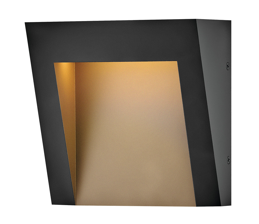 Hinkley Taper Outdoor Wall Light Small LED Wall Sconce Textured Black 2140TK