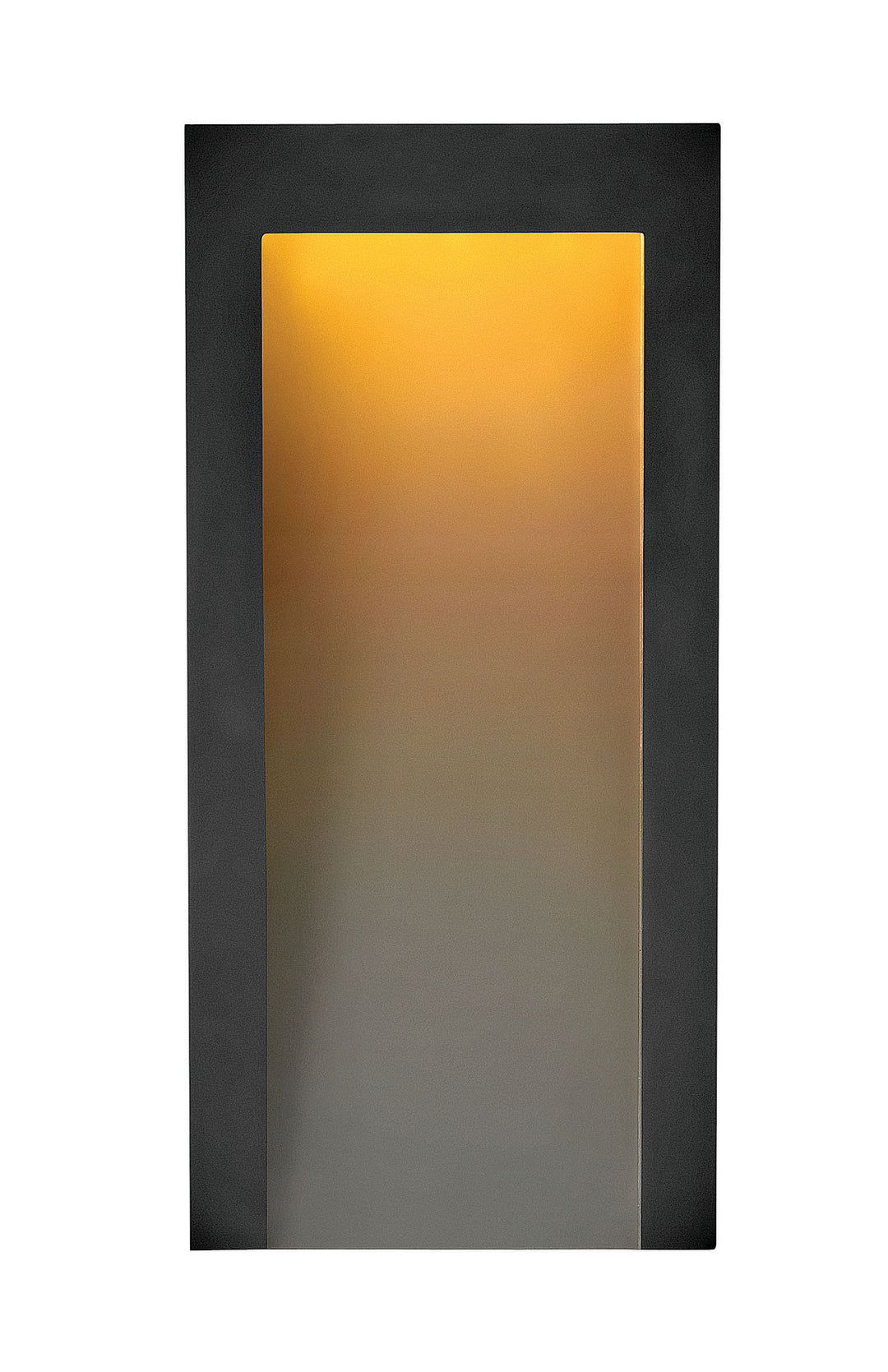 Hinkley Taper Outdoor Wall Light Medium LED Wall Sconce Textured Black 2144TK