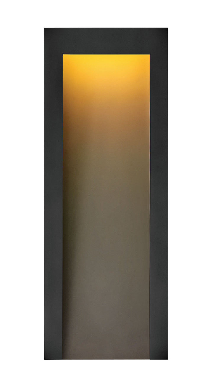 Hinkley Taper Outdoor Wall Light Large LED Wall Sconce Textured Black 2145TK