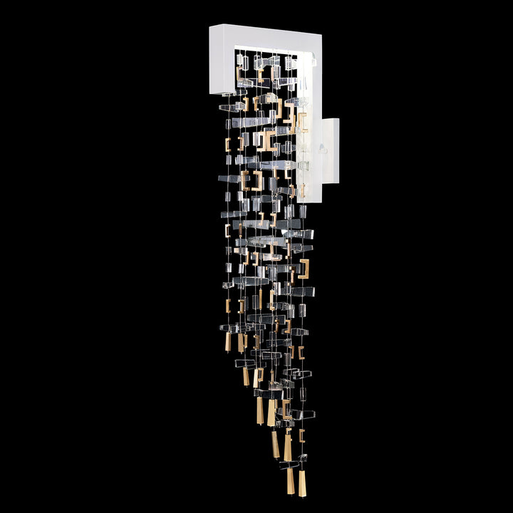 Fine Art Handcrafted Lighting Capri 35.5"H Sconce 952450 in White Lacquer (952450-2)