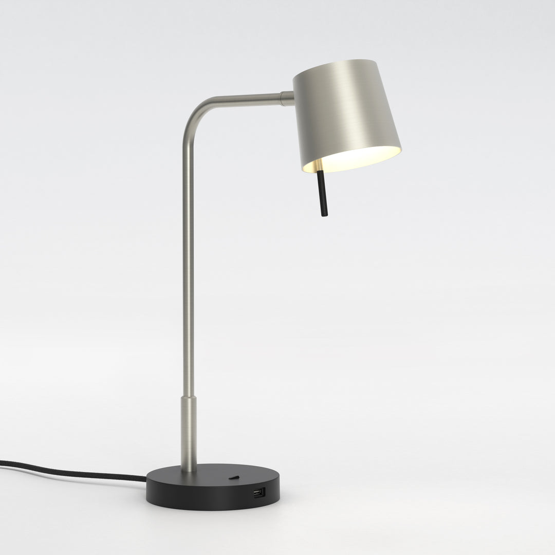 Astro Lighting Miura Desk USB - Matt Nickel