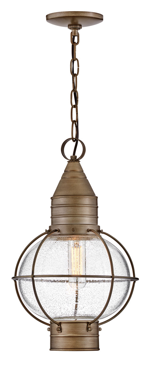 Hinkley Cape Cod Outdoor Hanging Light Medium Hanging Lantern Burnished Bronze 2202BU