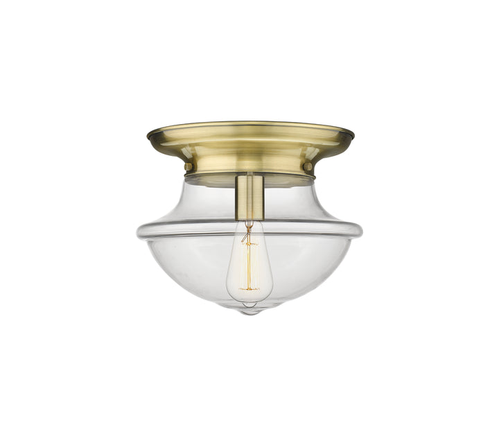 Innovations Lighting Oxford 12" Flush Mount - Antique Brass