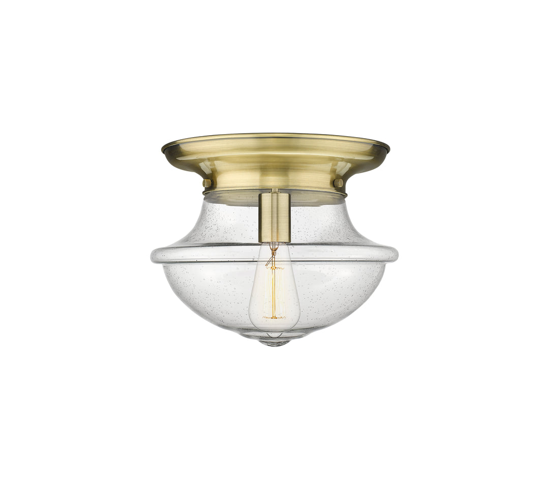 Innovations Lighting Oxford 12" Flush Mount - Antique Brass