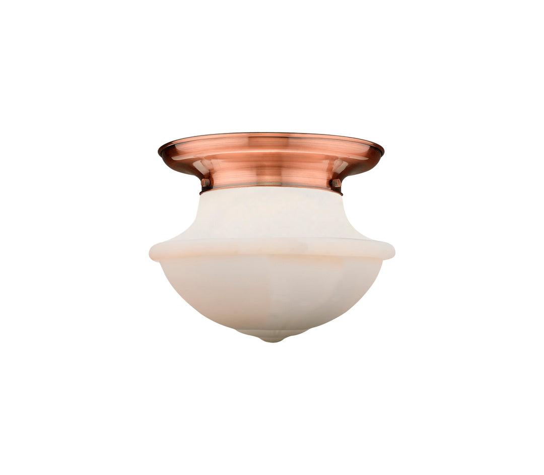 Innovations Lighting Oxford 12" Flush Mount - Antique Copper