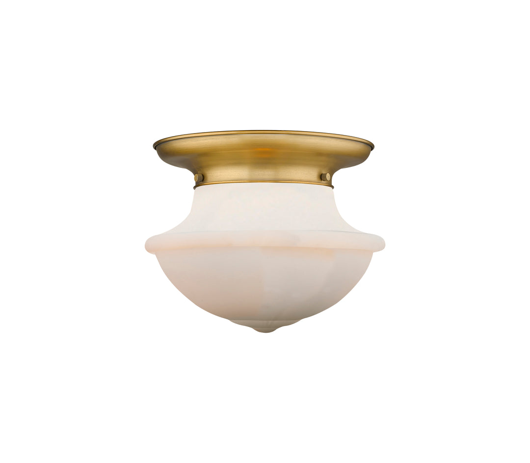 Innovations Lighting Oxford 12" Flush Mount - Brushed Brass