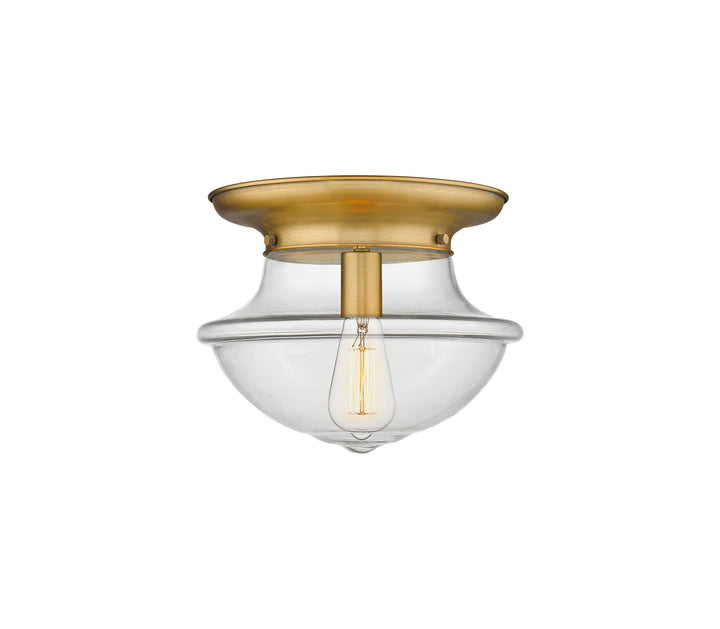 Innovations Lighting Oxford 12" Flush Mount - Brushed Brass