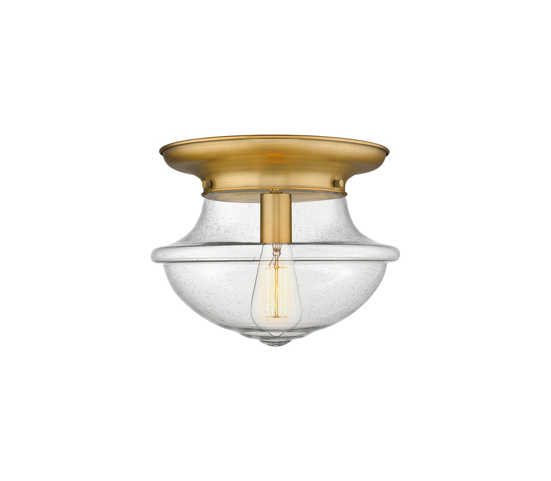 Innovations Lighting Oxford 12" Flush Mount - Brushed Brass