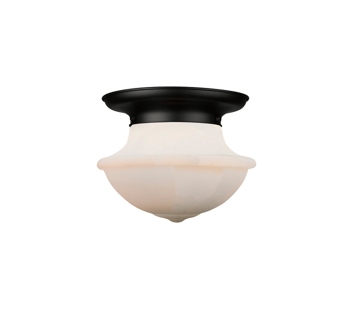 Innovations Lighting Oxford 12" Flush Mount - Matte Black