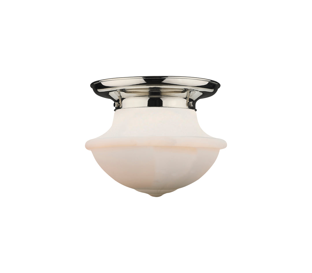 Innovations Lighting Oxford 12" Flush Mount - Polished Nickel Ceiling Flush Mounts Innovations Lighting Matte White ; Glass Type: Frosted  