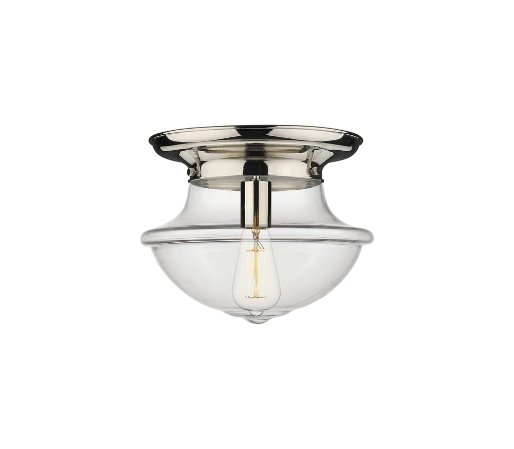 Innovations Lighting Oxford 12" Flush Mount - Polished Nickel