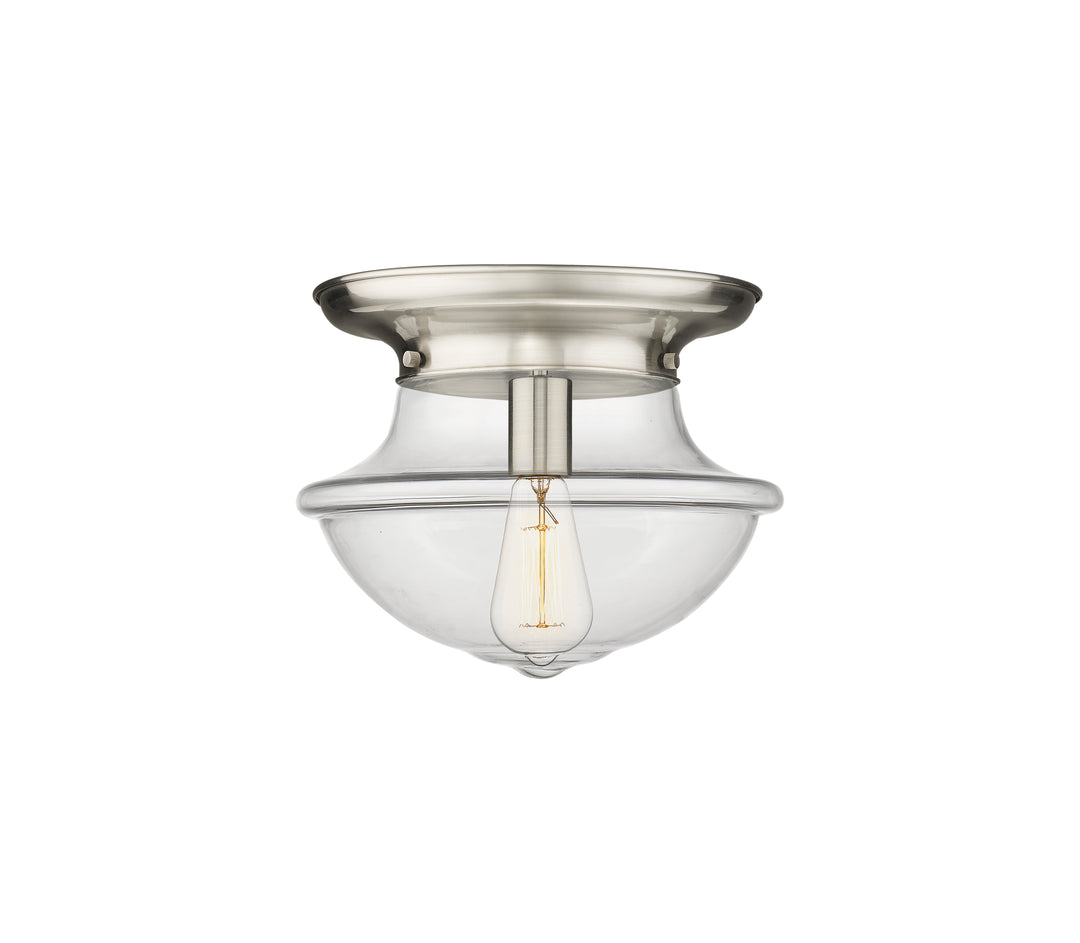 Innovations Lighting Oxford 12" Flush Mount - Satin Nickel