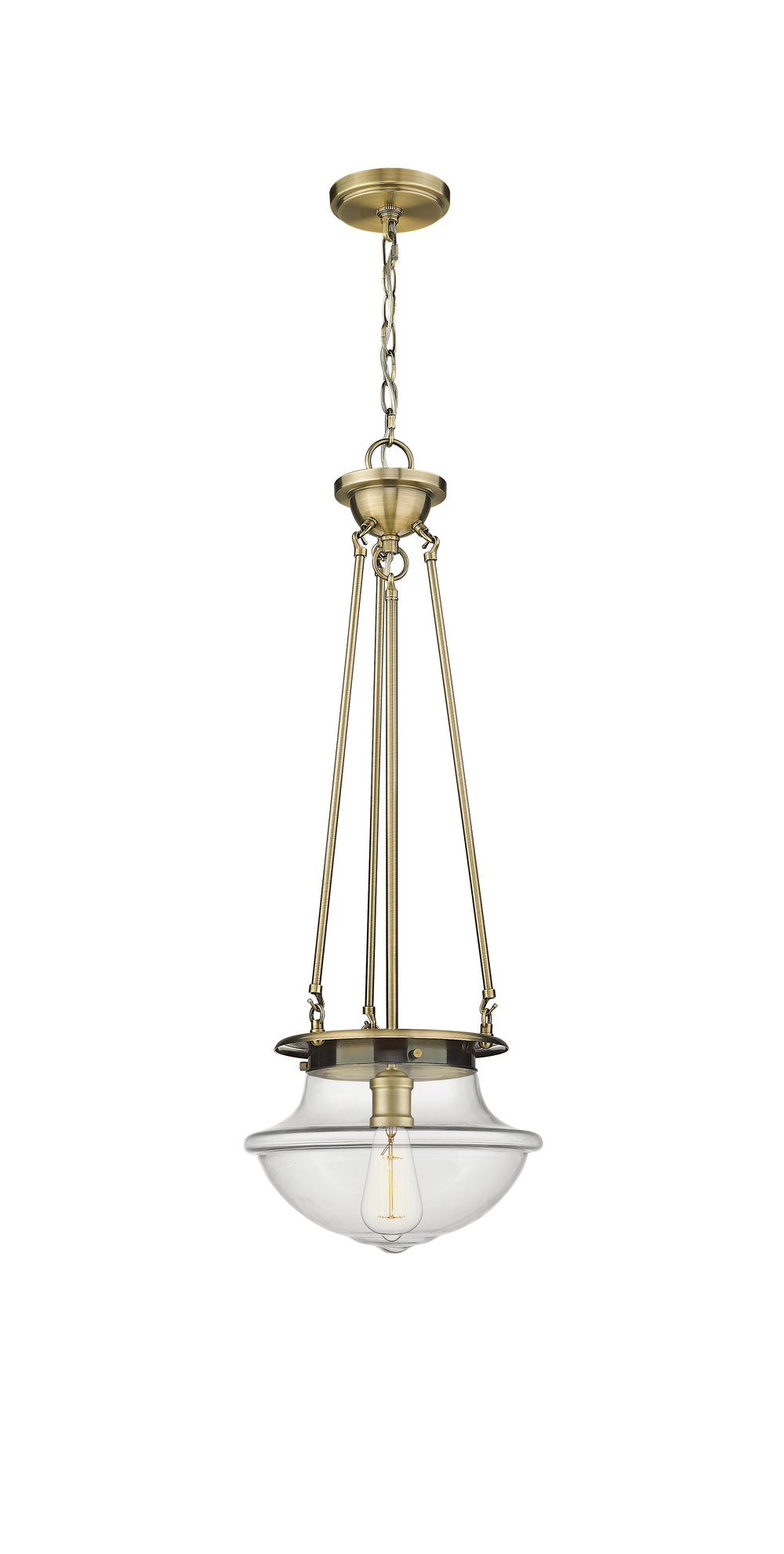 Innovations Lighting Oxford 12" Pendant - Antique Brass