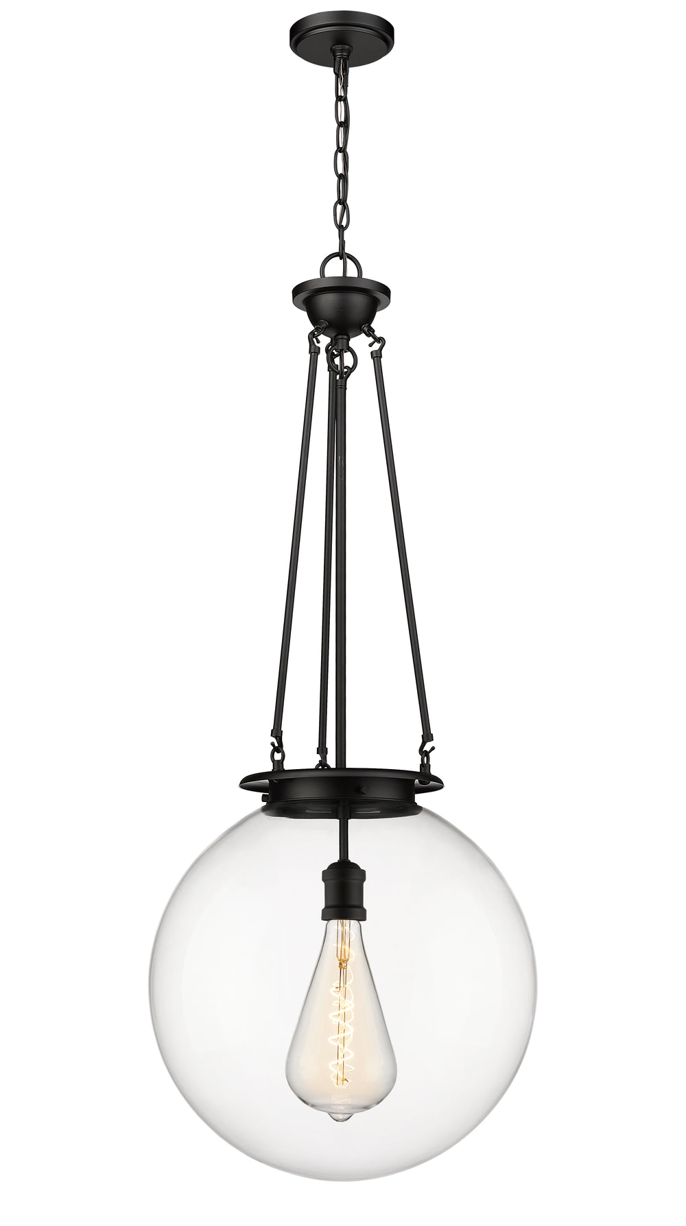 Innovations Lighting Beacon 18" Pendant - Matte Black